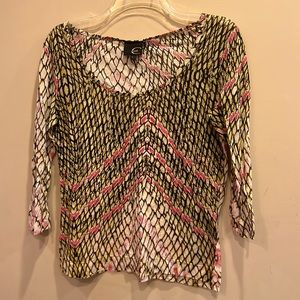 Just Cavalli elegant shirt with Cavalli pattern. Size large